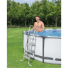 Лестница для бассейнов BESTWAY до 122см, 4 ступеньки, без площадки 58336 BW